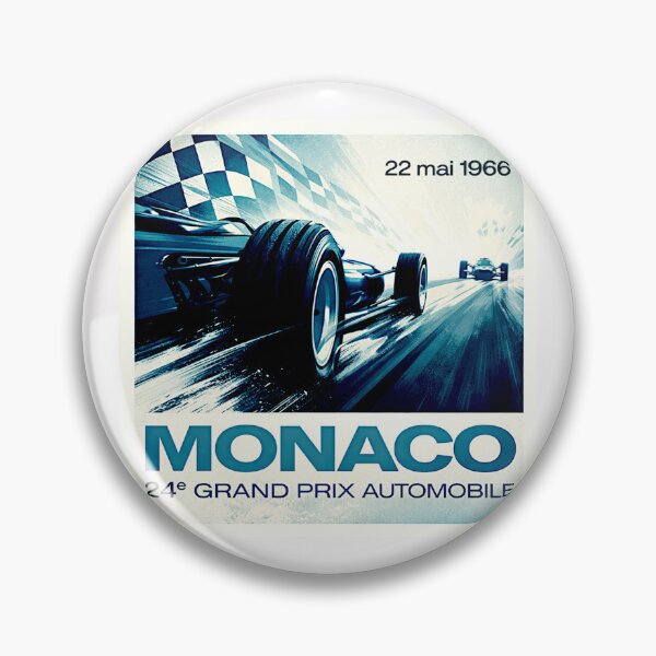 Item preview, Vintage Monaco Grand Prix 1966 Poster Variation #5 designed and sold by Helios Be. Lavsh.