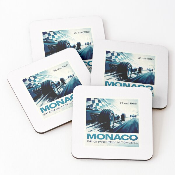 Item preview, Vintage Monaco Grand Prix 1966 Poster Variation #5 designed and sold by Helios Be. Lavsh.