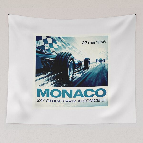 Item preview, Vintage Monaco Grand Prix 1966 Poster Variation #5 designed and sold by Helios Be. Lavsh.