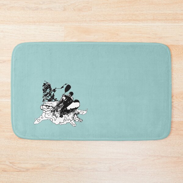 Item preview, Kayaking Lithograph – Whitewater Adventure Illustration designed and sold by Mark Malinowski.