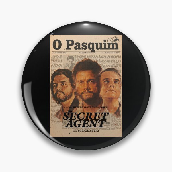 Item preview, The Secret Agent movie poster designed and sold by PatyEmiko.