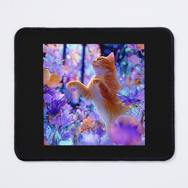 Item preview, Magical Cat in Enchanted Garden designed and sold by Helios Be. Lavsh.