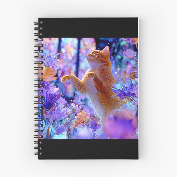 Item preview, Magical Cat in Enchanted Garden designed and sold by Helios Be. Lavsh.