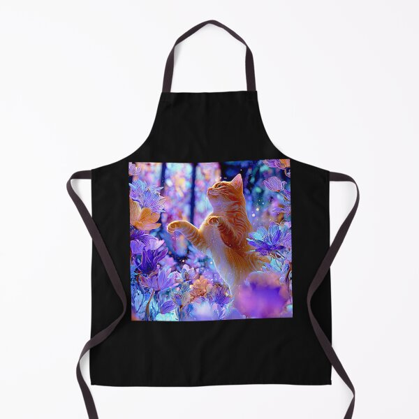 Item preview, Magical Cat in Enchanted Garden designed and sold by Helios Be. Lavsh.
