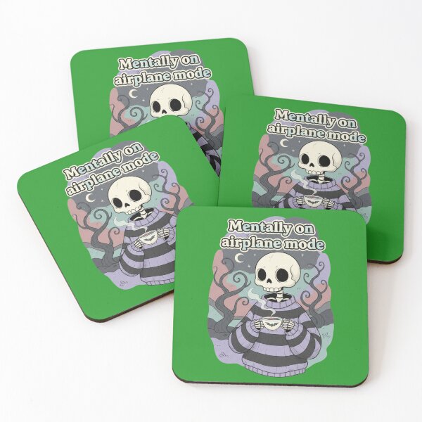 Item preview, Adorable Skeleton Drinking Tea – Available on Many Products designed and sold by Bittor18.