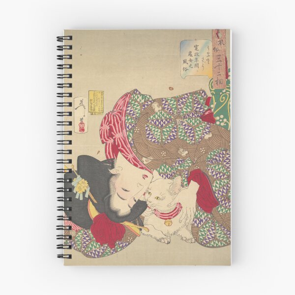 Item preview, Teasing the Cat (Japanese, Meiji period, 1888) Woodblock Print; ink and color on paper designed and sold by dgelpicmdRB.