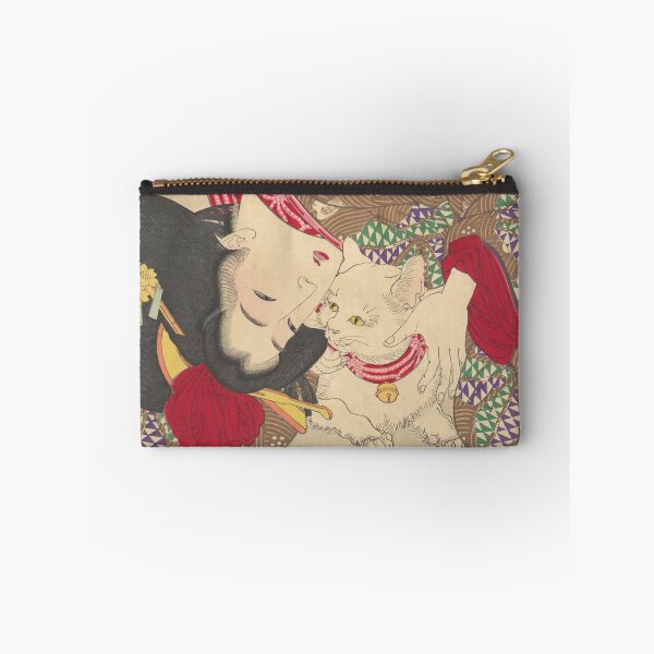 Item preview, Teasing the Cat (Japanese, Meiji period, 1888) Woodblock Print; ink and color on paper designed and sold by dgelpicmdRB.