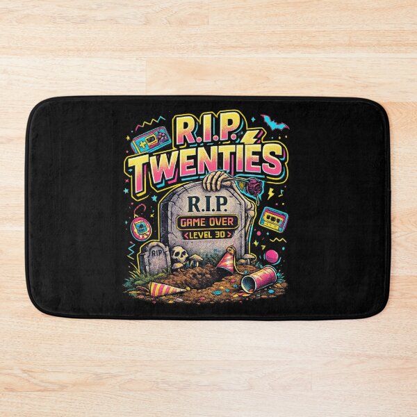 Item preview, RIP Twenties tombstone | 30th birthday humor designed and sold by SigilandThread.
