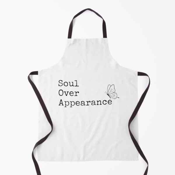 Item preview, "Soul Over Appearance: Vintage Typewriter Font with Minimalist Butterfly Design" designed and sold by Blue Bird  Designs.