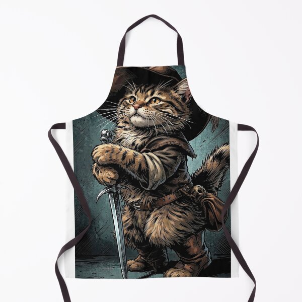 Item preview, Brave Warrior Cat with Sword and Hat designed and sold by Mistermike248.