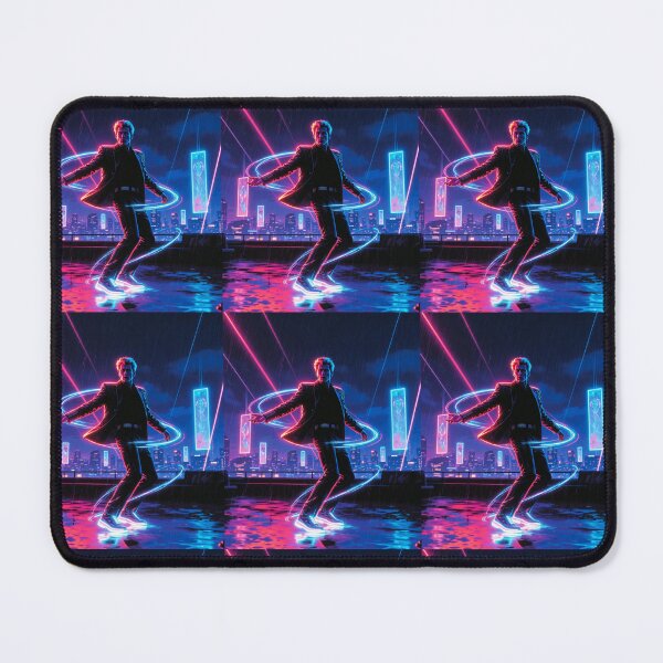 Item preview, King of Pop Neon Dance Legend Illustration designed and sold by SHOCAMPOS DESIGNS .