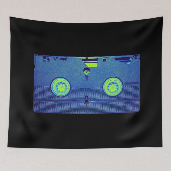 Item preview, Blue Rad Retro VHS Video Tape Photograph designed and sold by Memes N Lore .