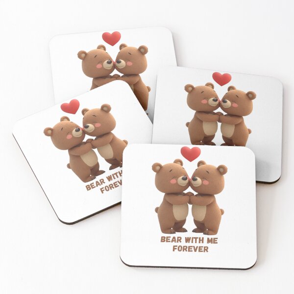 Item preview, Sweet Bear Hug - Romantic Anniversary Design designed and sold by AmaliaV92.