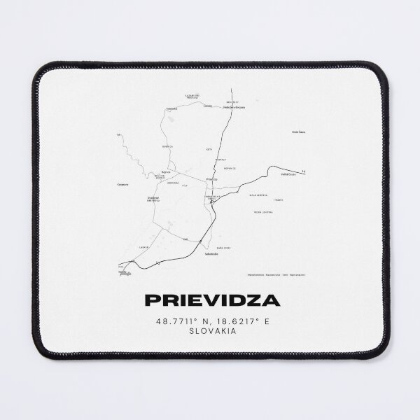 Item preview, Prievidza City Map – Minimal Street Map Art of Prievidza, Slovakia designed and sold by RM-Journey.