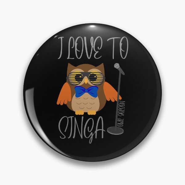 Item preview, I Love to singa OWL JOLSON designed and sold by GOLDENGARDENART.
