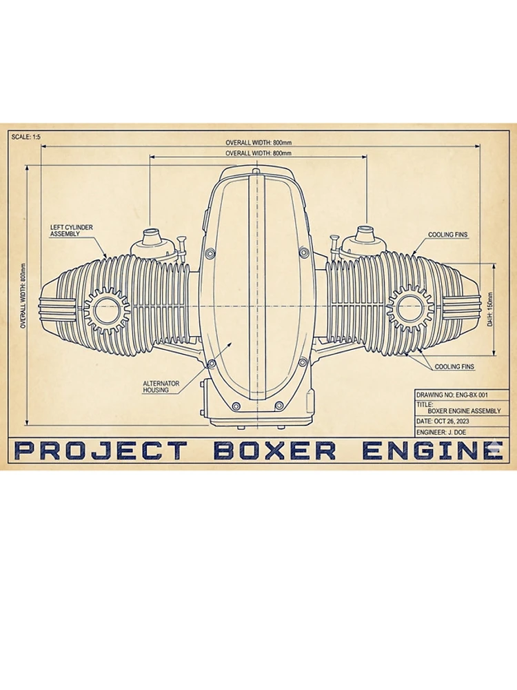 Thumbnail 4 of 4, iPhone Case, Boxer Engine designed and sold by Chopstix & Chorizo.