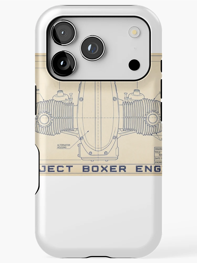 Thumbnail 1 of 4, iPhone Case, Boxer Engine designed and sold by Chopstix & Chorizo.
