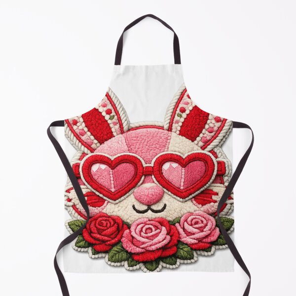 Item preview, Floral Bunny Patchwork – Trendy Easter & Retro Valentine Cute Rabbit Design designed and sold by Design-KS.