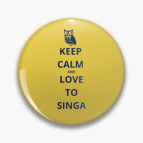 Item preview, KEEP CALM AND LOVE TO SINGA designed and sold by GOLDENGARDENART.