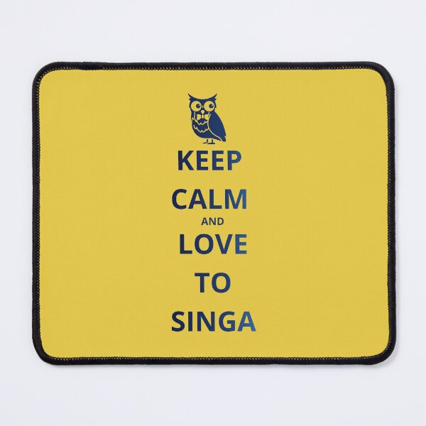 Item preview, KEEP CALM AND LOVE TO SINGA designed and sold by GOLDENGARDENART.