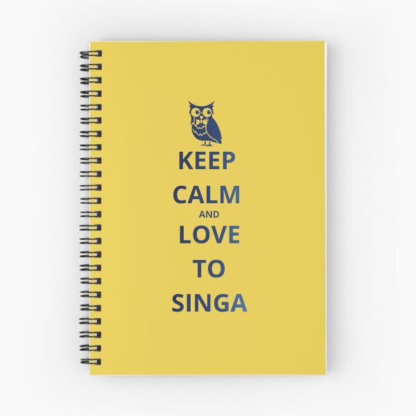 Item preview, KEEP CALM AND LOVE TO SINGA designed and sold by GOLDENGARDENART.