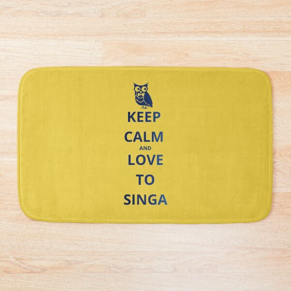 Item preview, KEEP CALM AND LOVE TO SINGA designed and sold by GOLDENGARDENART.