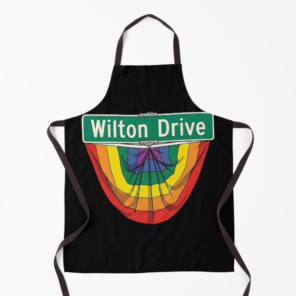 Item preview, Wilton Drive Rainbow Pride Street Sign designed and sold by WarFX Designs.