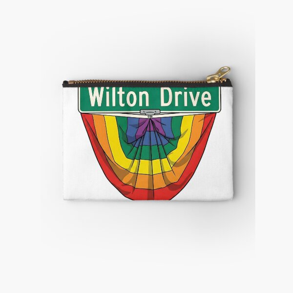Item preview, Wilton Drive Rainbow Pride Street Sign designed and sold by WarFX Designs.