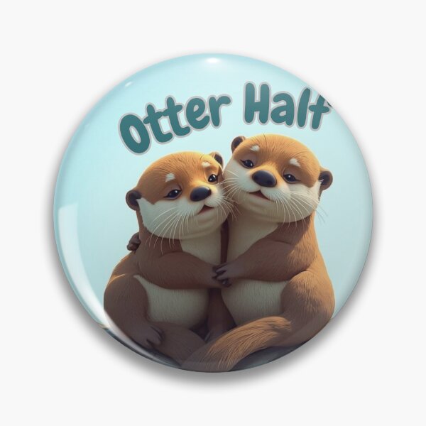 Item preview, Significant Otter Half - Cute Couple Pun designed and sold by AmaliaV92.