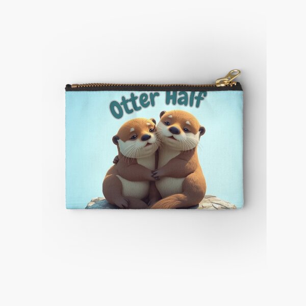 Item preview, Significant Otter Half - Cute Couple Pun designed and sold by AmaliaV92.