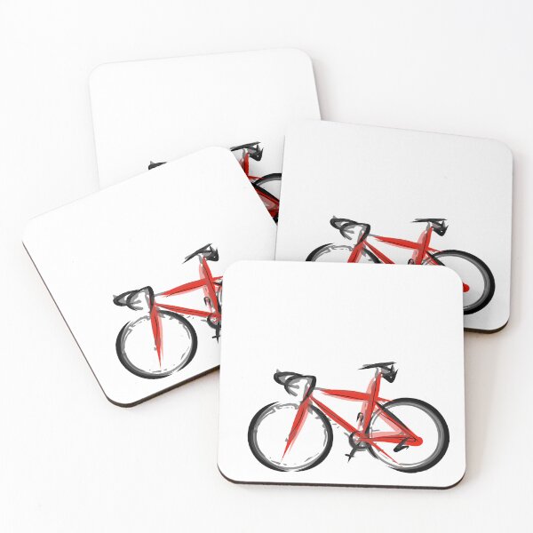 Item preview, Bike Icon – Minimal Red & Black Cycling Graphic designed and sold by Mark Malinowski.