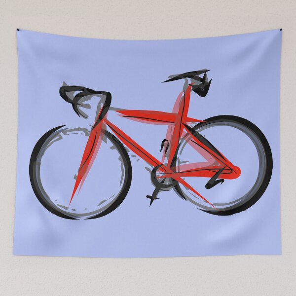Item preview, Bike Icon – Minimal Red & Black Cycling Graphic designed and sold by Mark Malinowski.