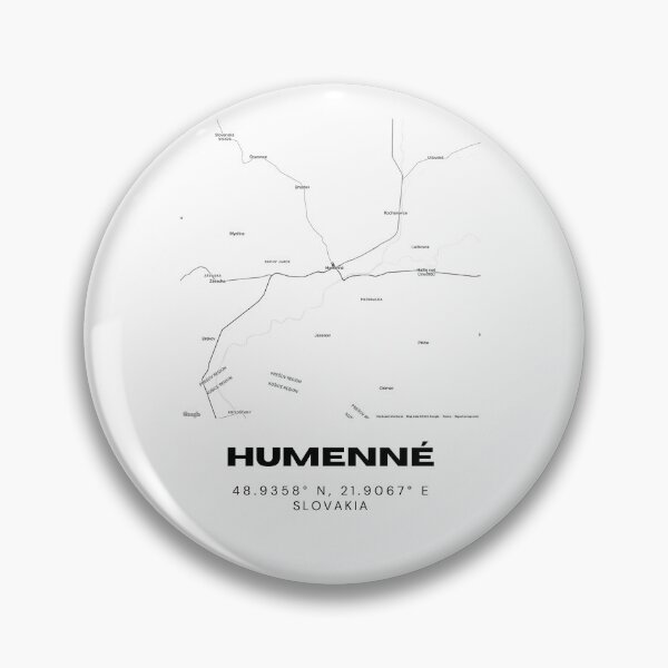 Item preview, Humenné City Map – Minimal Street Map Art of Humenné, Slovakia designed and sold by RM-Journey.