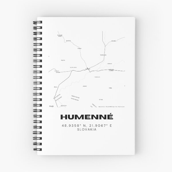 Item preview, Humenné City Map – Minimal Street Map Art of Humenné, Slovakia designed and sold by RM-Journey.