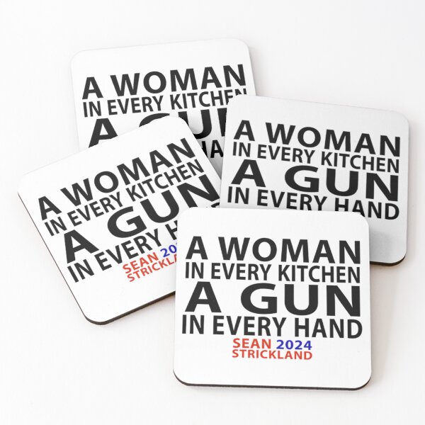 Item preview, Sean Strickland "A Women in Every Kitchen a Gun in Every Hand" designed and sold by JeyVel.