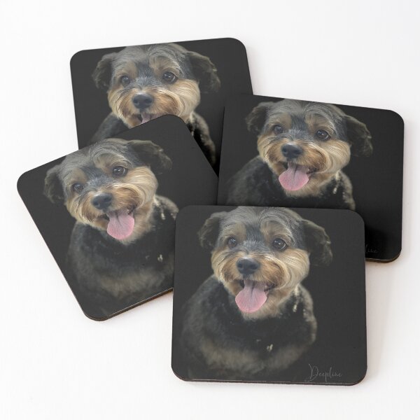 Item preview, Yorkiepoo Portrait designed and sold by DeeplineArt.