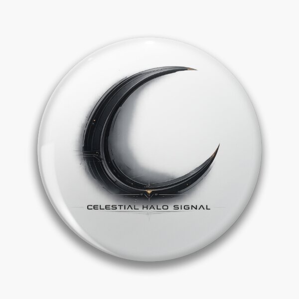 Item preview, Celestial Halo Signal Sci-Fi Emblem – Futuristic Alien Energy Ring Symbol | Minimal Cosmic Tech Design designed and sold by DaniFantasy.