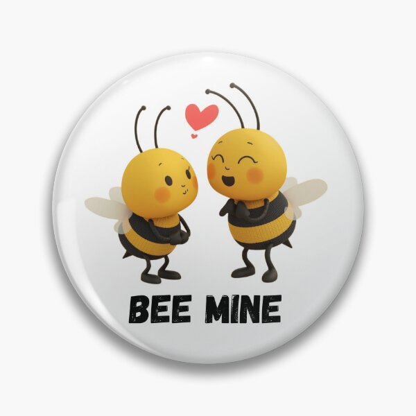 Item preview, Cute Bee Mine Valentine - Sweet Honey Bee Couple designed and sold by AmaliaV92.
