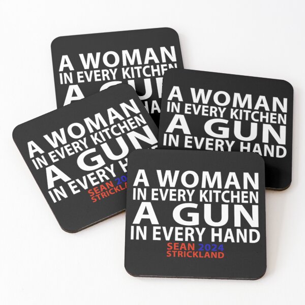 Item preview, Sean Strickland "A Women in Every Kitchen a Gun in Every Hand" designed and sold by JeyVel.