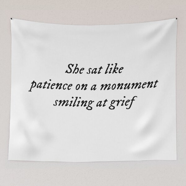 Item preview, twelfth night: patience on a monument designed and sold by ZiaMI.