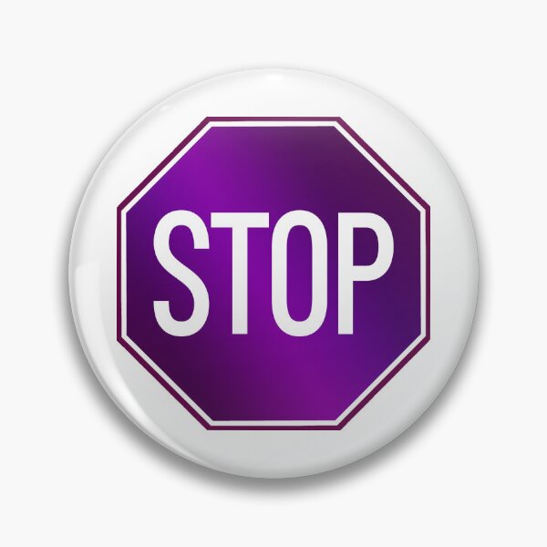 Item preview, Purple Stop Sign designed and sold by Normbot2000.