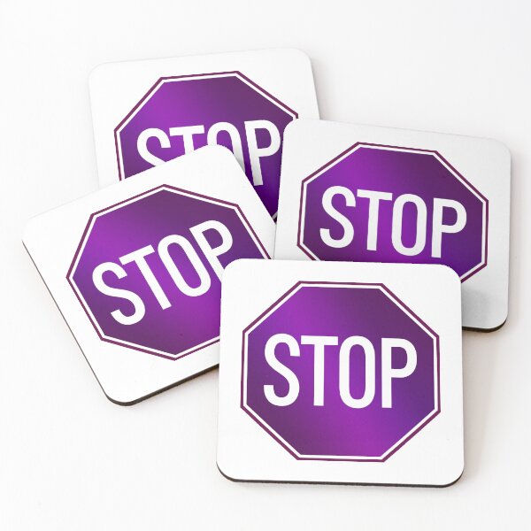 Item preview, Purple Stop Sign designed and sold by Normbot2000.