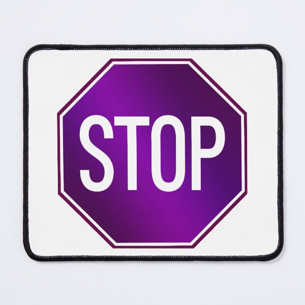 Item preview, Purple Stop Sign designed and sold by Normbot2000.