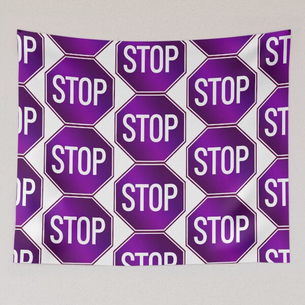 Item preview, Purple Stop Sign designed and sold by Normbot2000.