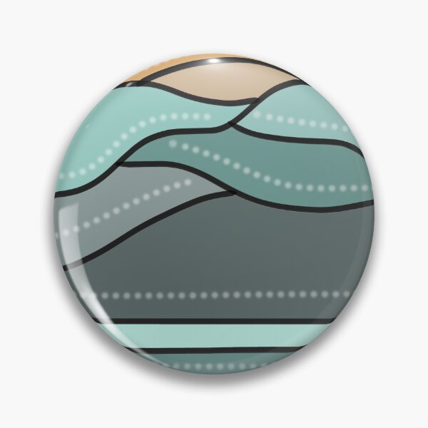 Item preview, abstract lake and mountain designed and sold by RSDesigns26.