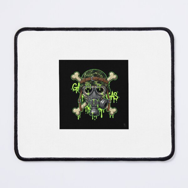 Item preview, Tactical Skull & Gas Mask Neon Edition designed and sold by Botanica Obscura.