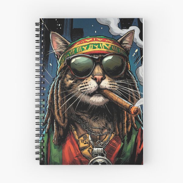 Item preview, Rastafarian Cat with Glasses and a Cigar designed and sold by Mistermike248.