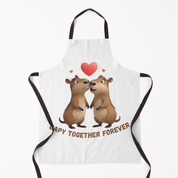 Item preview, Adorable 3D Capybara Love - Cute Couple Art designed and sold by AmaliaV92.