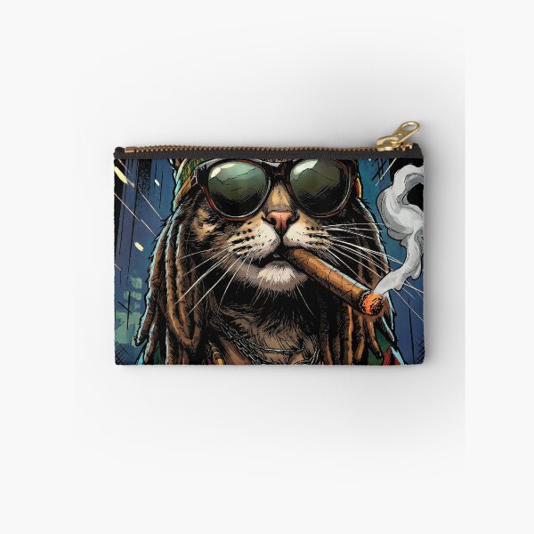 Item preview, Rastafarian Cat with Glasses and a Cigar designed and sold by Mistermike248.