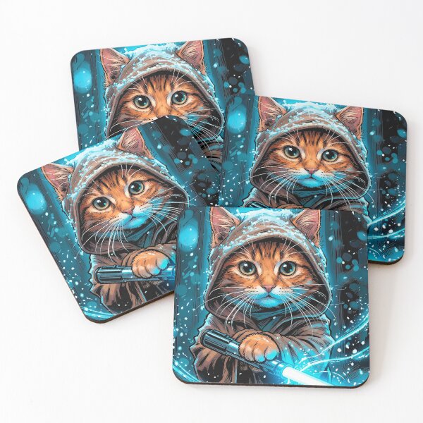Item preview, Little Cat Jedi Master on Ice Planet designed and sold by Mistermike248.